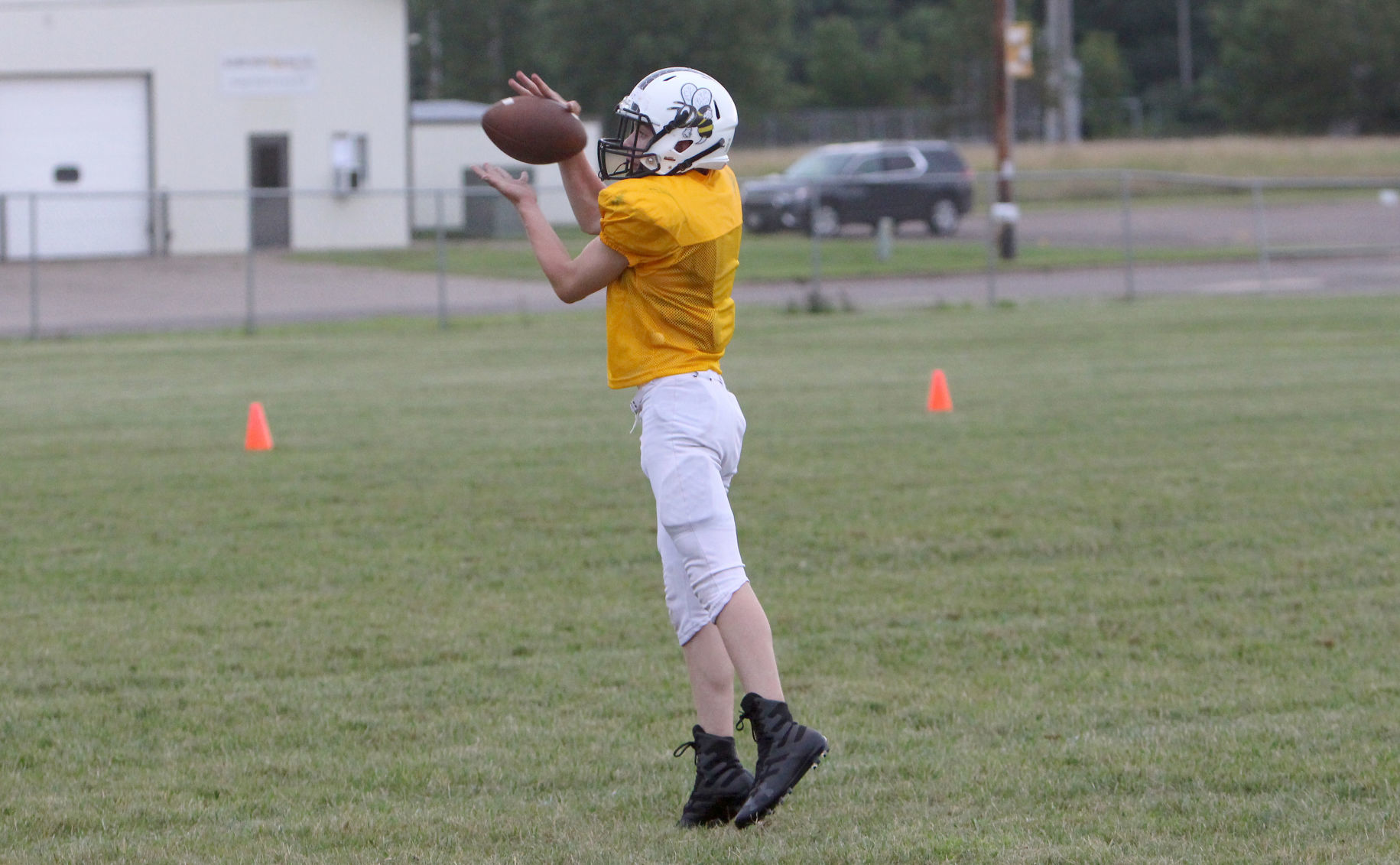 Cadott football practice 8-13-19